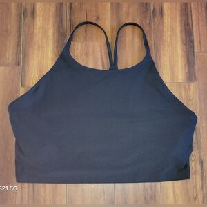 Women's Old Navy Active Powersoft Black Sports Bra Crop Top XXL
